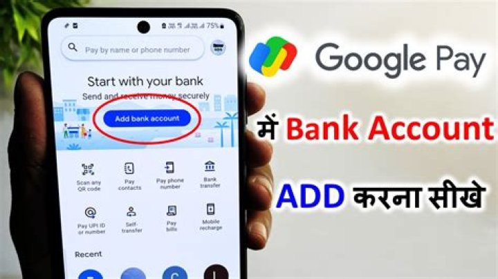 Does Google Pay need bank account?