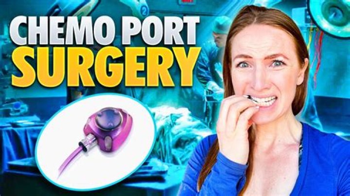 Does it hurt to get chemo through a port?