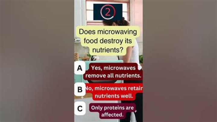 Does microwaving milk destroy nutrients?