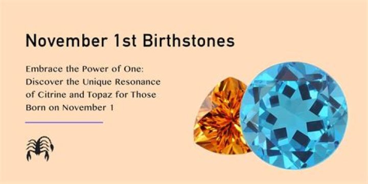 Does November have a blue birthstone?