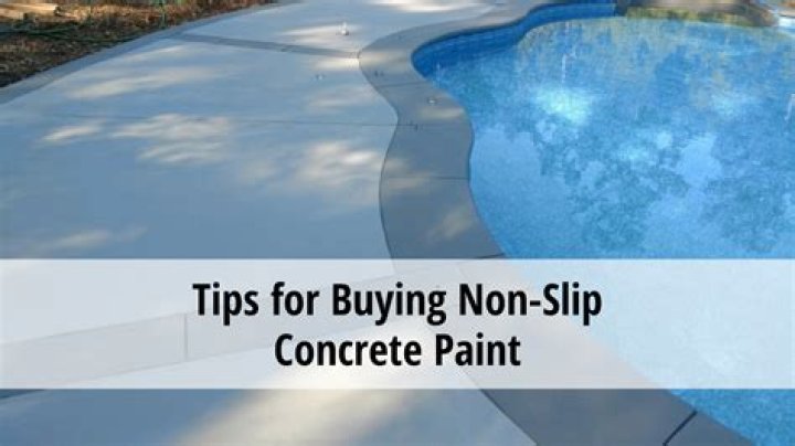 Does painting concrete make it slippery?