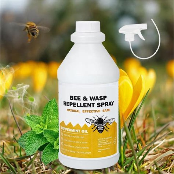 Does peppermint spray keep wasps away?