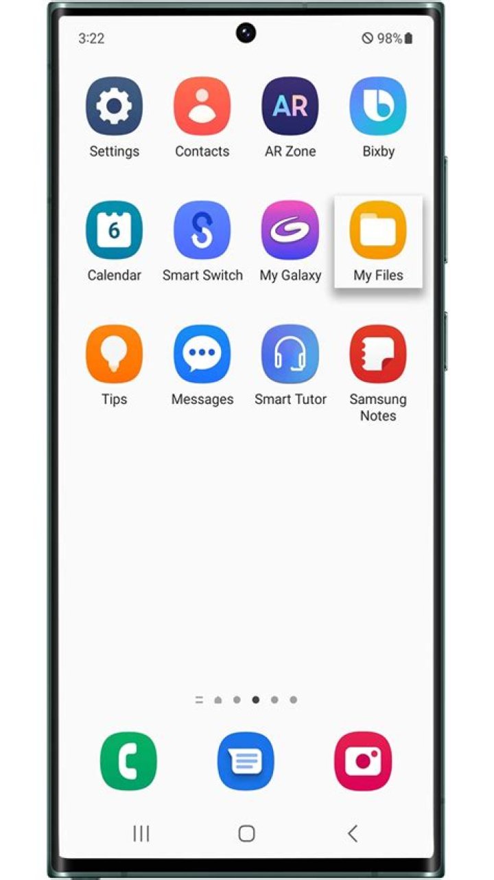 Does Samsung have hidden photos?