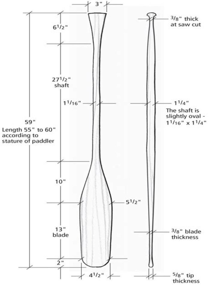 How big should a fraternity paddle be?