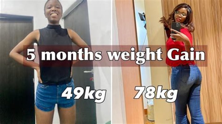 How can a girl gain weight in a week?