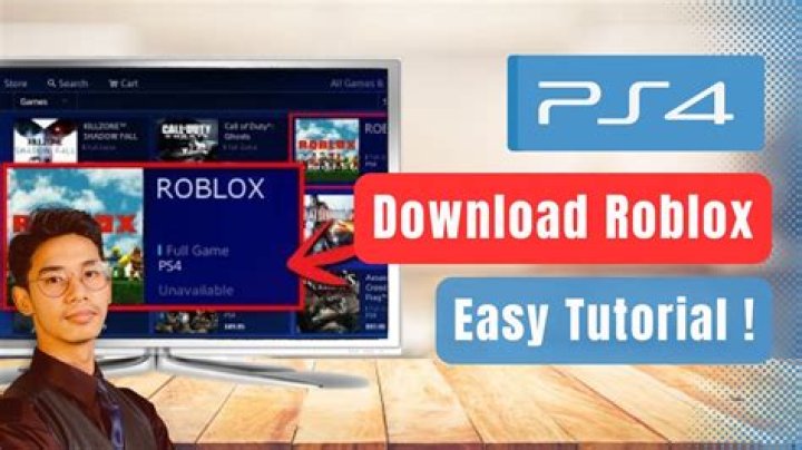 How can I download Roblox on PS4?