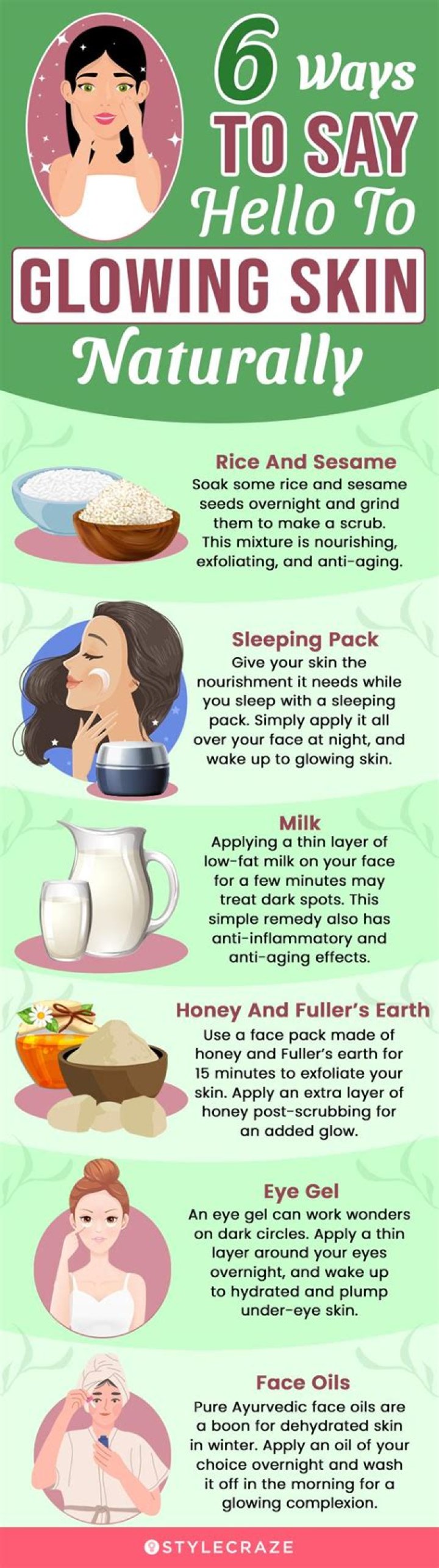 How can I get glowing skin with water?