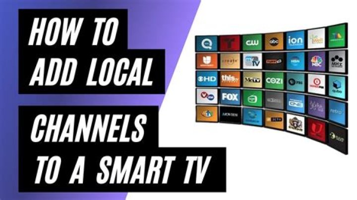 How can I get local channels on my smart TV?