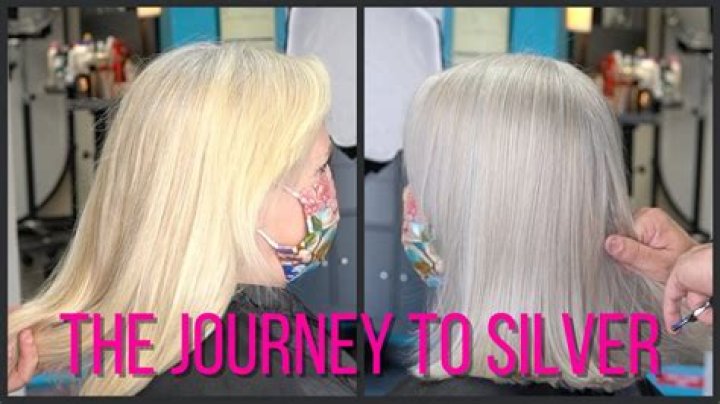 How can I keep my hair silver at home?