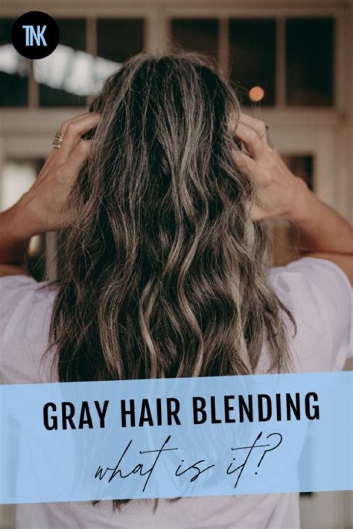 How can I make my gray hair look like highlights?