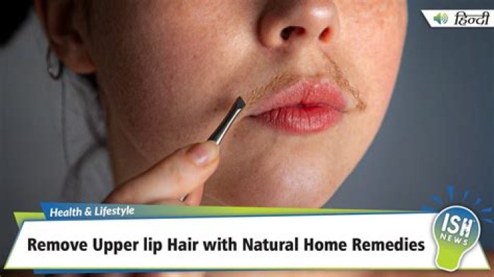 How can I remove my upper lips hair naturally at home in few minutes?