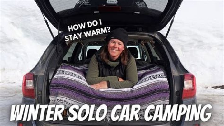 How can I stay warm in the car?