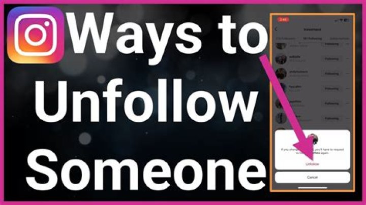 How did someone make me unfollow them on Instagram?