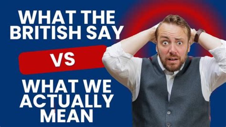 How do British say beautiful?