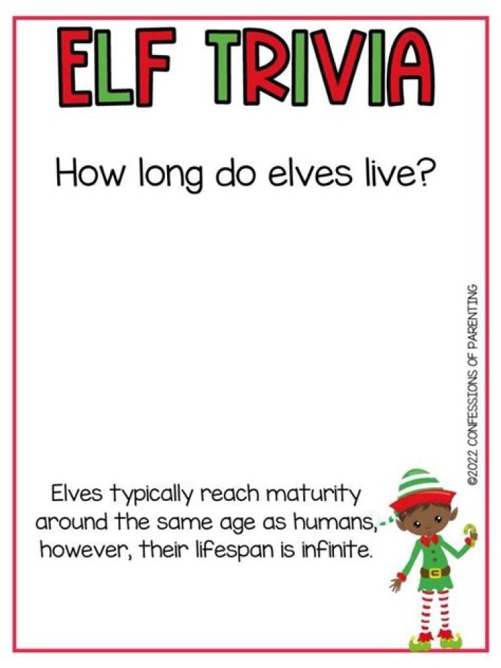 How do elves live forever?