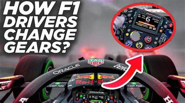 How do F1 cars switch gears?