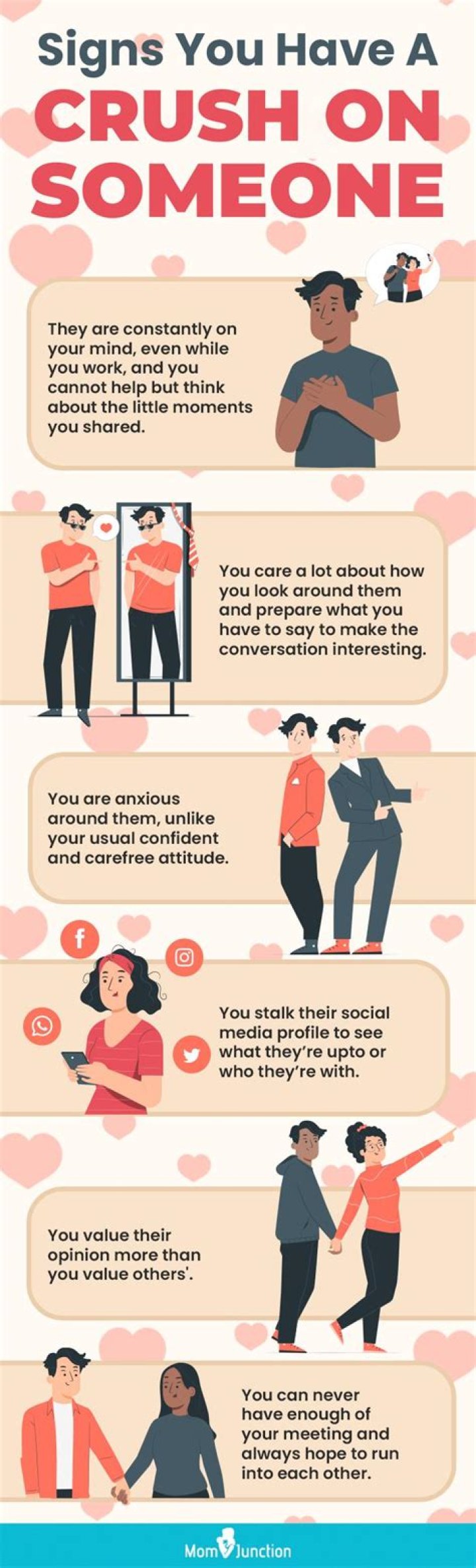How do I act around my crush without talking?