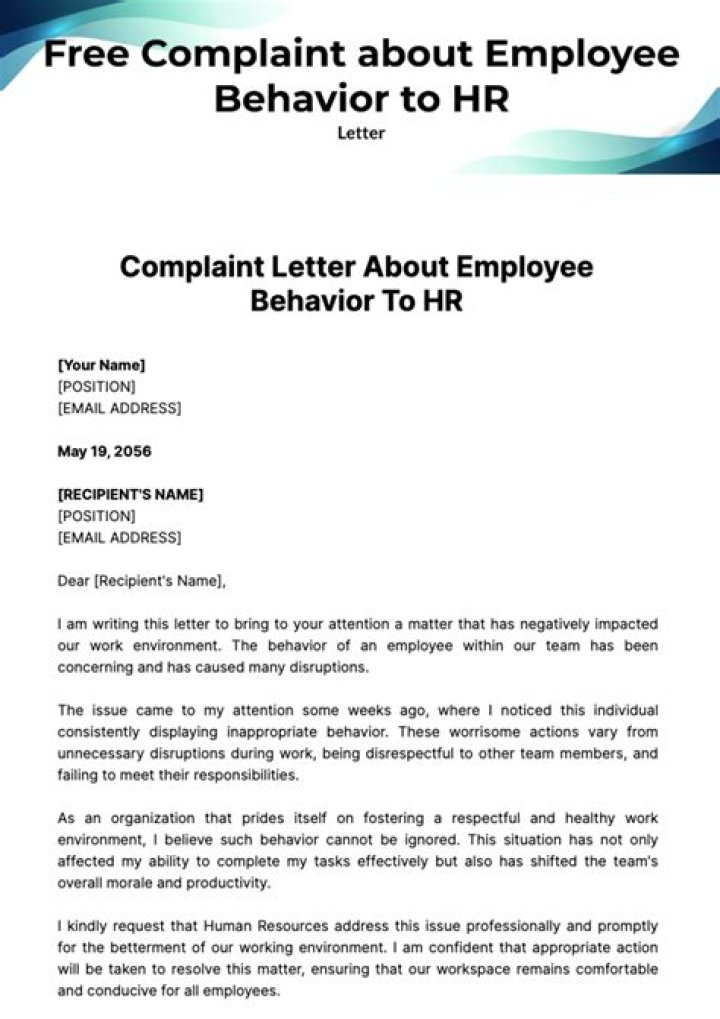 How do I approach a HR complaint about my boss?
