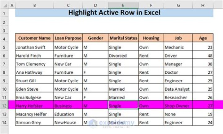 How do I automatically highlight rows in Excel with conditional formatting?