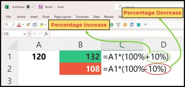 How do I change a percentage to a number in Excel?