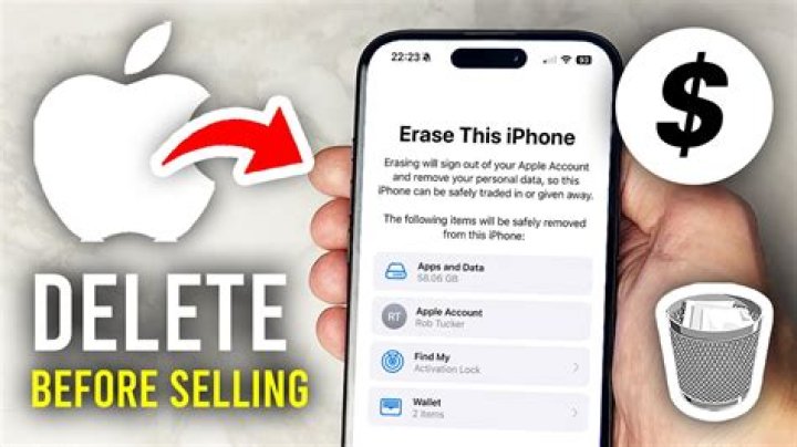 How do I clear my iPhone before selling it?