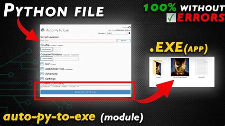 How do I create a .py exe?
