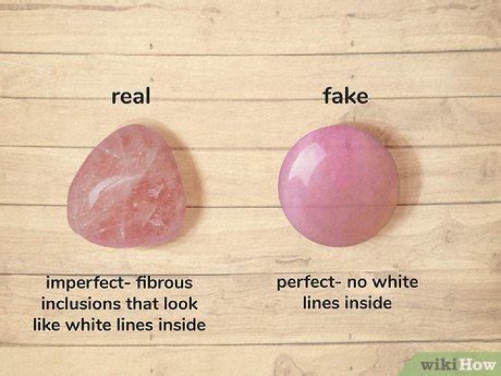How do I know if my rose quartz is real?