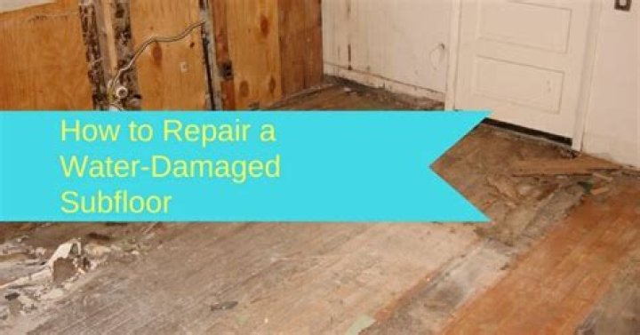 How do I know if my subfloor is water-damaged?