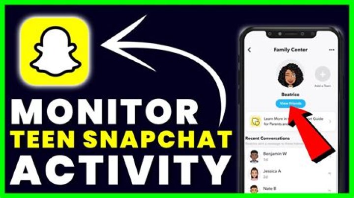 How do I monitor my child's Snapchat account?