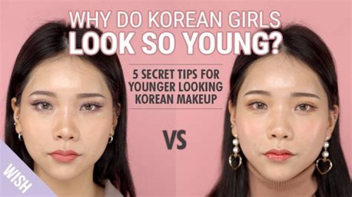How do Koreans look younger?