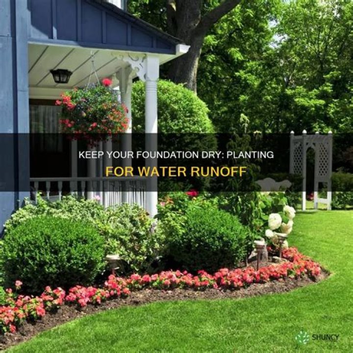 How do landscapers keep water away from foundation?