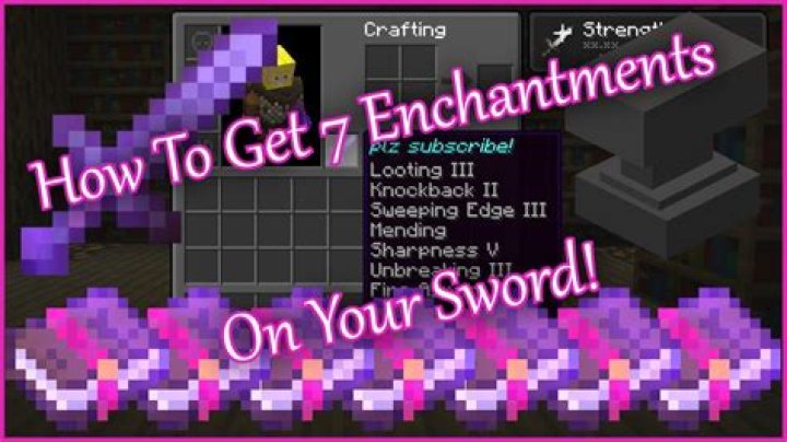 How do you add enchantments to items?