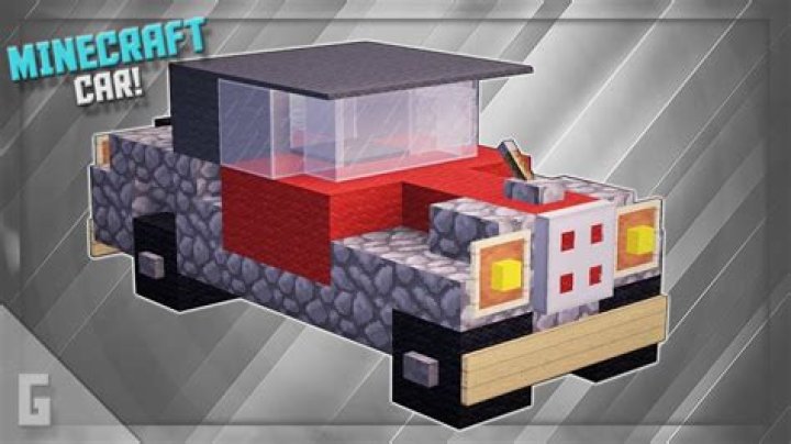 How do you build a Minecraft car?