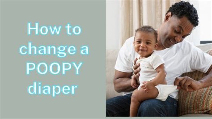 How do you clean a poopy diaper?