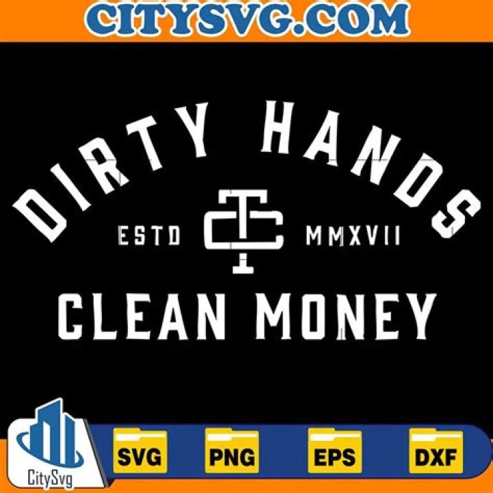 How do you clean dirty money?