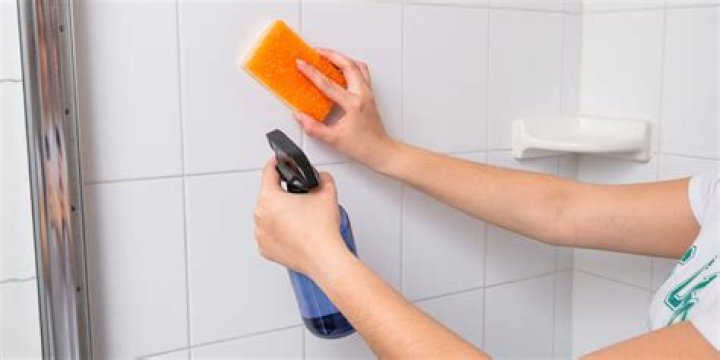 How do you clean really bad shower doors?