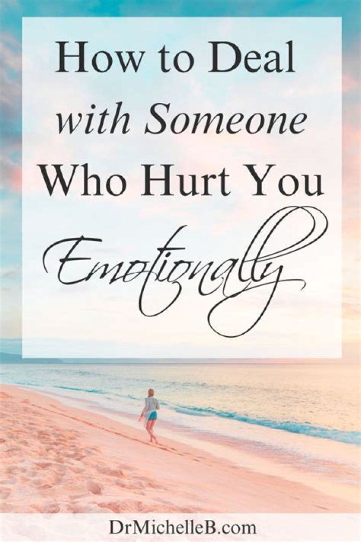 How do you comfort someone who is emotionally hurt?