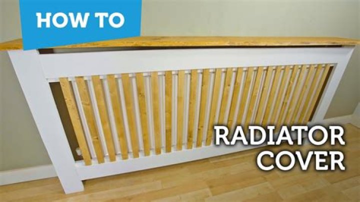 How do you cover up a radiator?