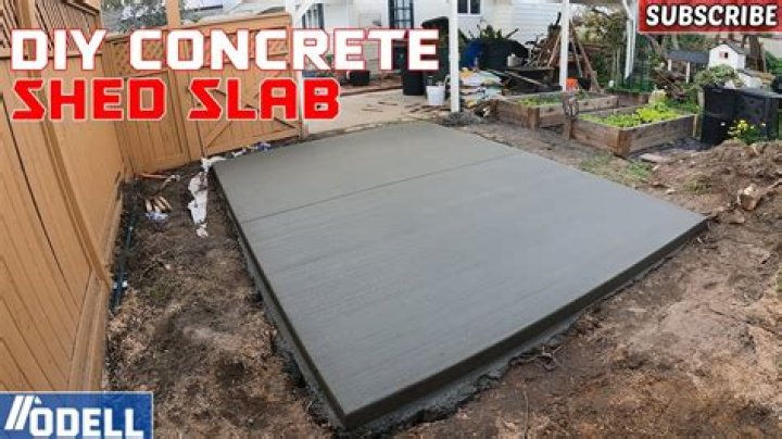 How do you cut an 8 inch concrete slab?