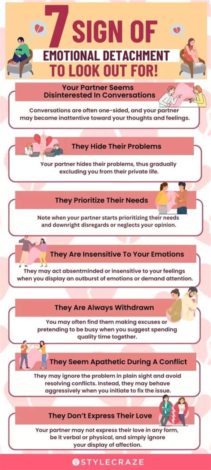 How do you deal with an emotionally detached person?