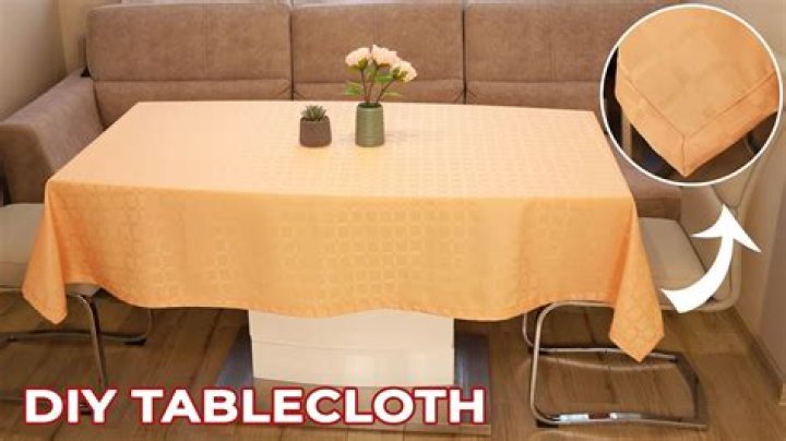 How do you decorate a table without a tablecloth?