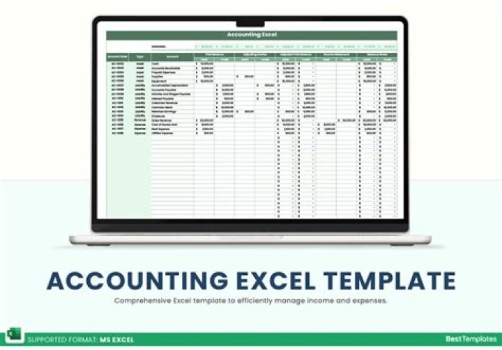 How do you do accounting in Excel?