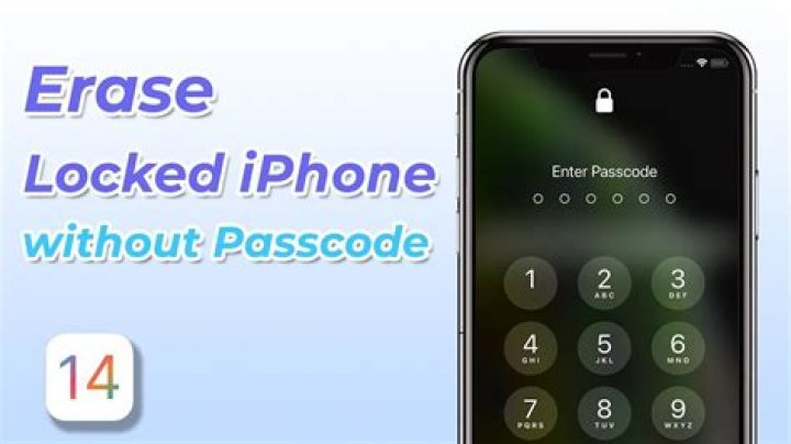 How do you erase an iPhone?
