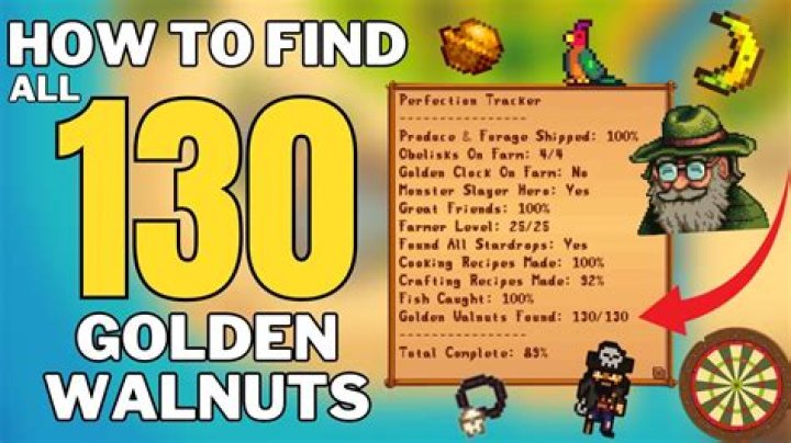 How do you get 10 golden walnuts in Stardew?
