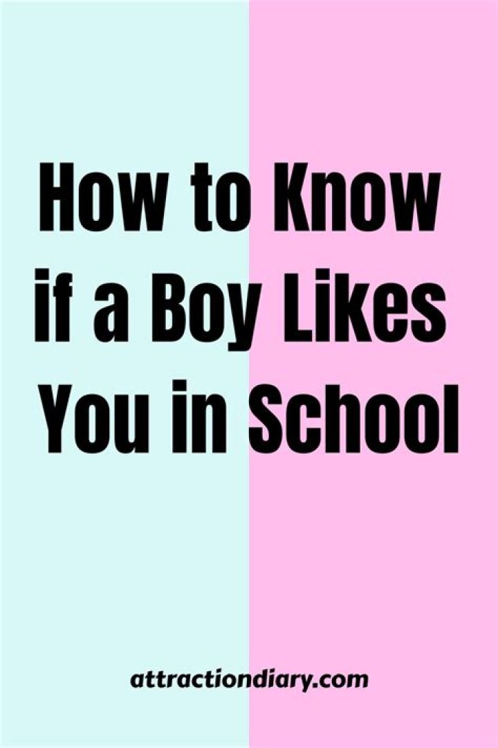 How do you get a boy to notice you at school?