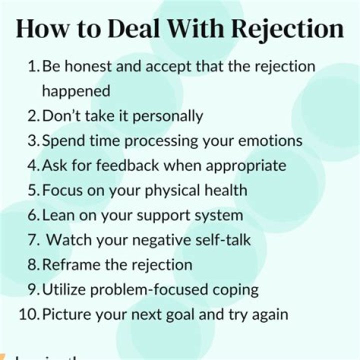 How do you get mentally stronger after rejection?