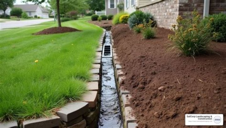 How do you keep water away from your house from landscaping?