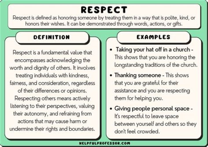 How do you know someone has no respect for you?