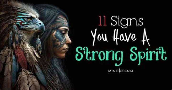 How do you know you have a strong spirit?