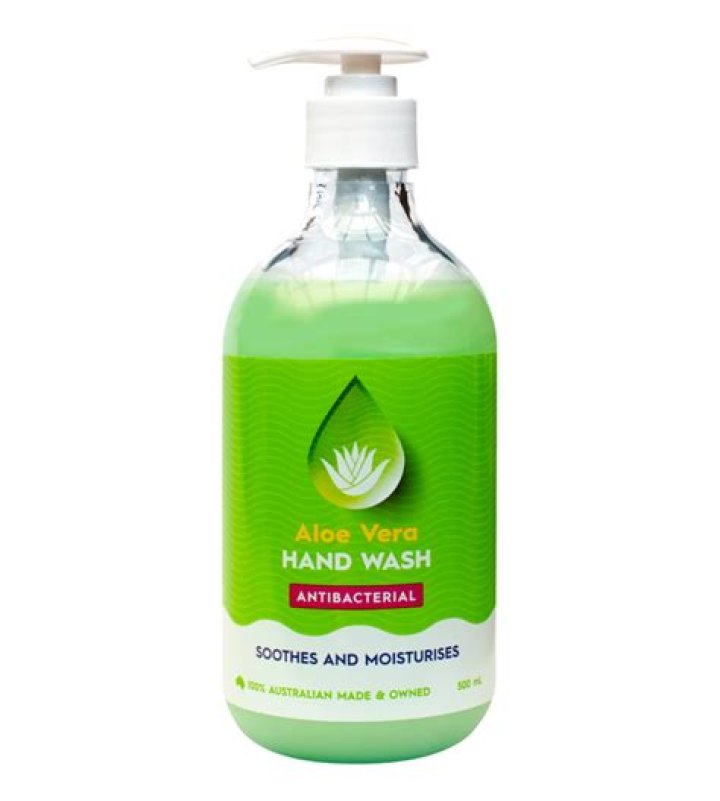 How do you make aloe vera hand soap?